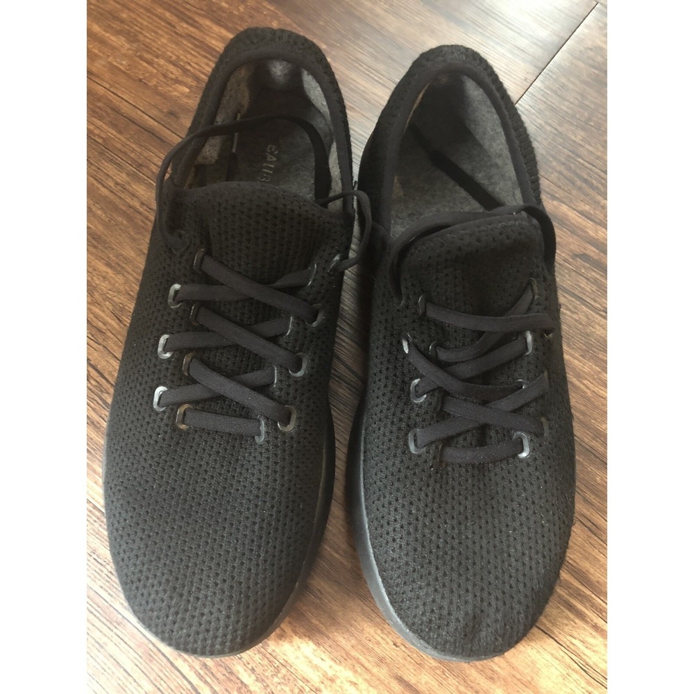 Baubax Women's Everyday Stretch Knit Shoes Size US 10 UK 9 Black Comfort Lace up